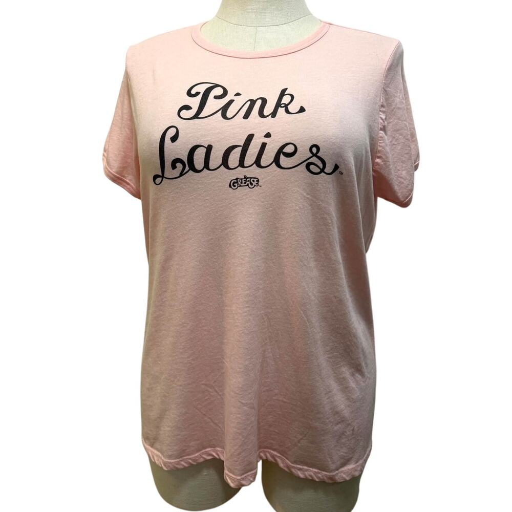 Torrid 1 Pink Ladies Grease Movie Retro Rockabilly Graphic Crew T Shirt Tee 1X